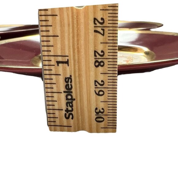 4 Vtg Art of Chokin Iris Hummingbird Plates w 24K Gold Trim 6” Japan - Picture 7 of 12